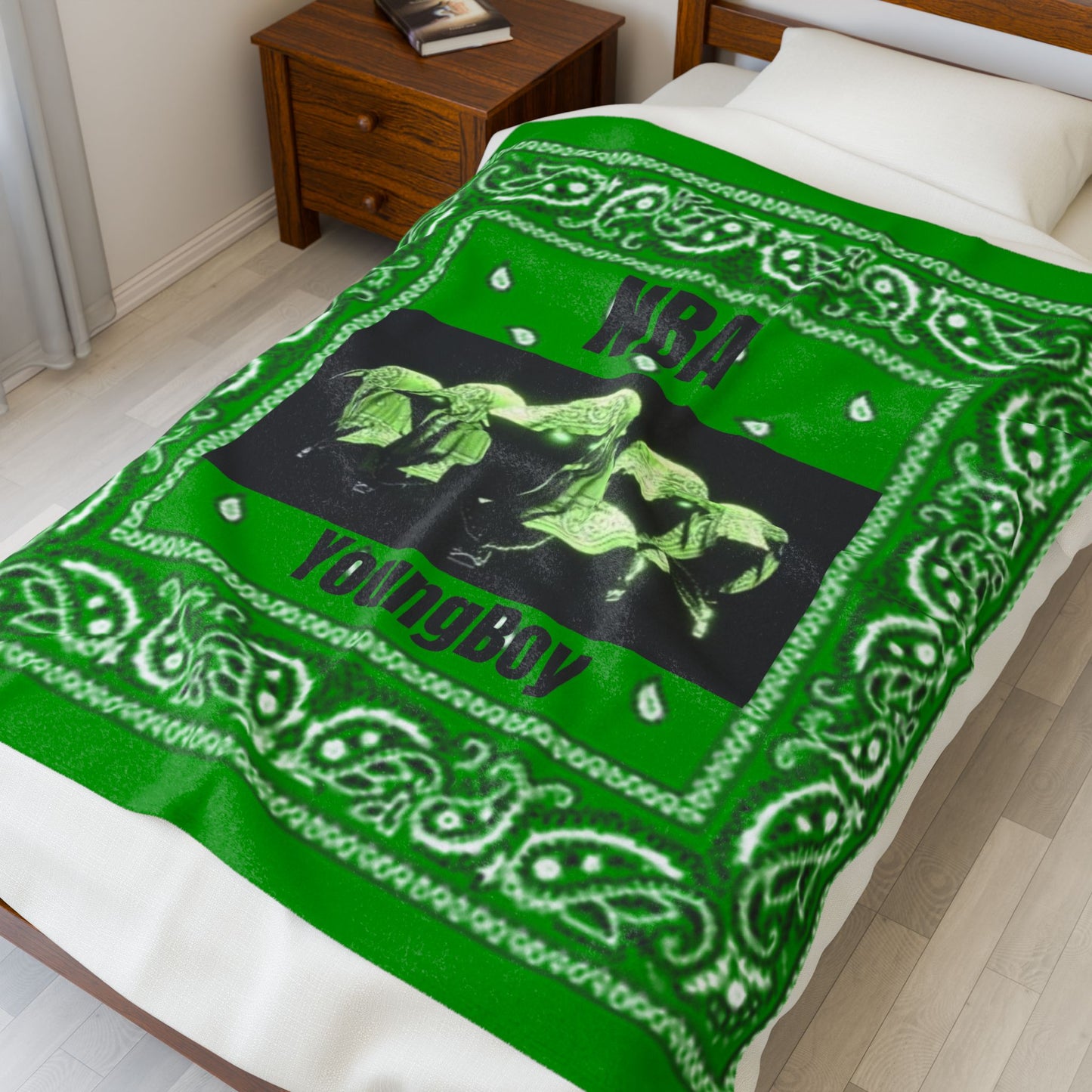 NBA YoungBoy Velveteen Plush Blanket