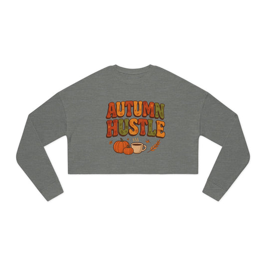 Autumn Hustle Women's Cropped Sweatshirt
