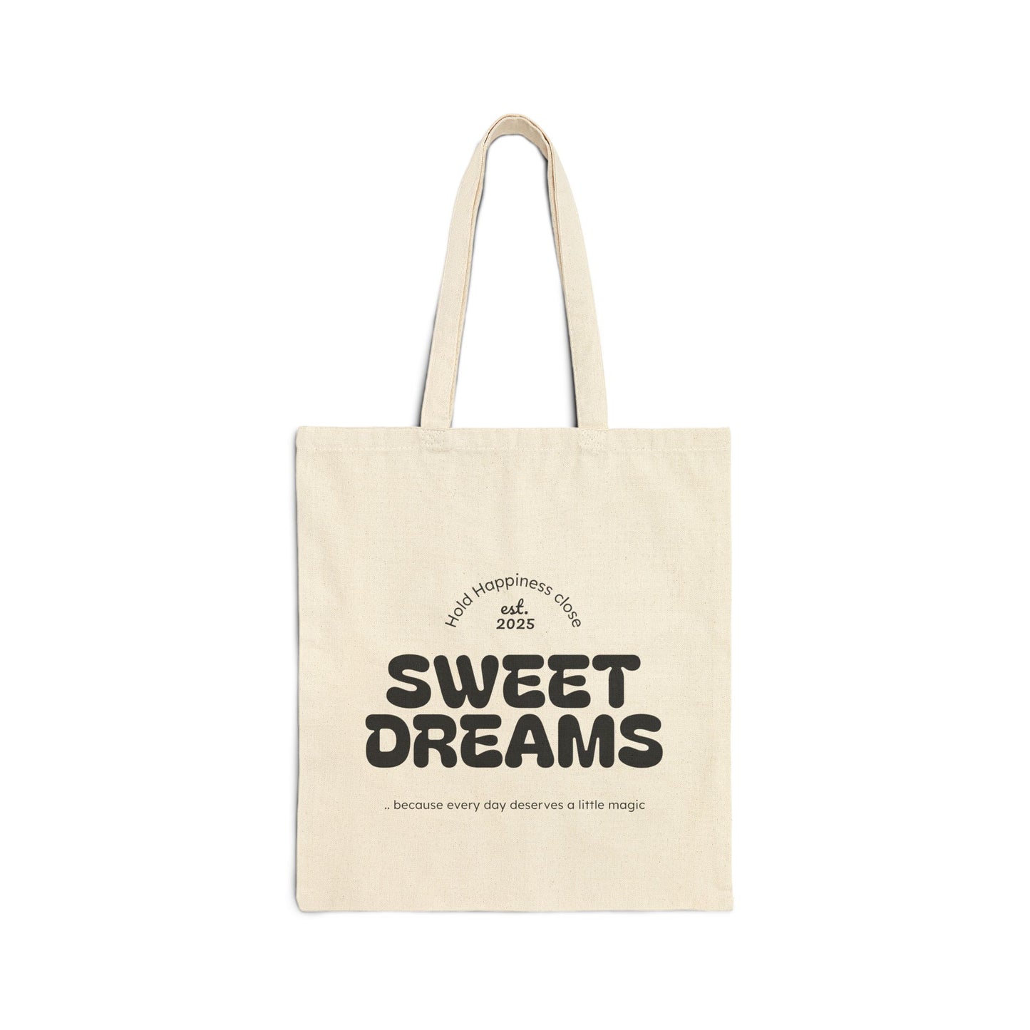 Melanin Queen Cotton Canvas Tote Bag - Unapologetically Dope & Sweet Dreams Designs