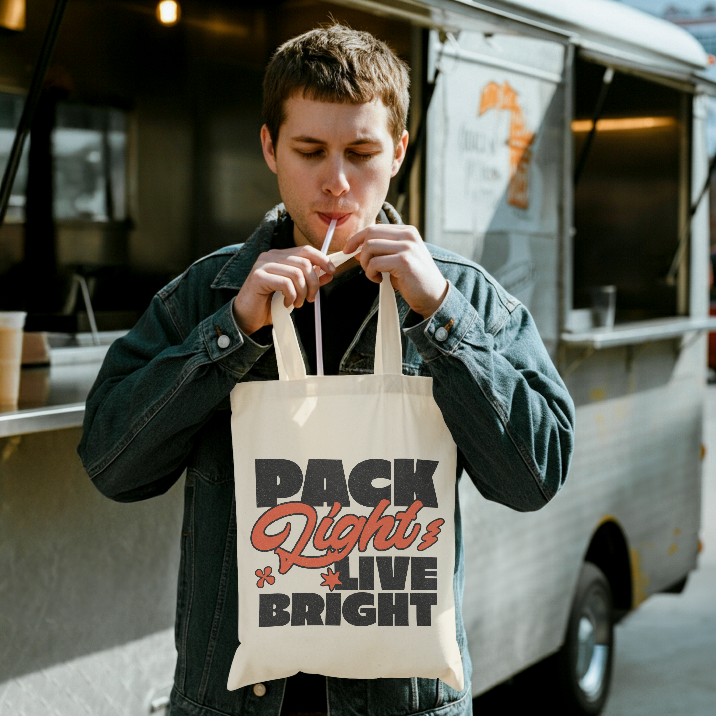 “Pack Light, Live Bright”